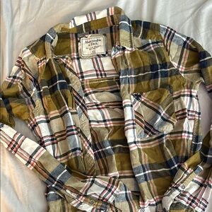 Abercrombie flannel womens xs